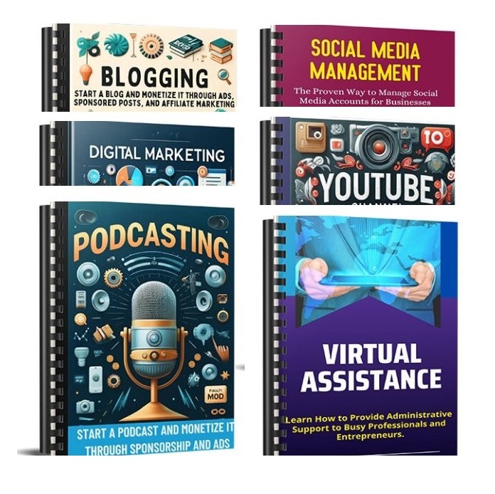 6 Side Hustle Reports to Make Money Vol. 3 - eBook with Resell Rights